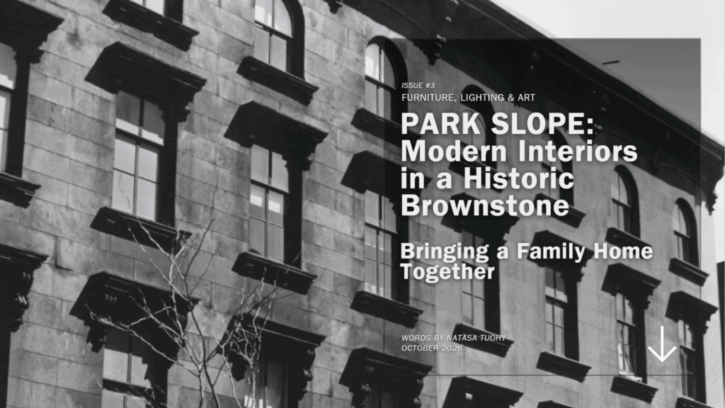 Modern Interiors in a Park Slope Brownstone